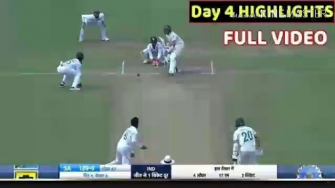 India Vs South Africa 2nd Test 4th Day Full Match Highlights