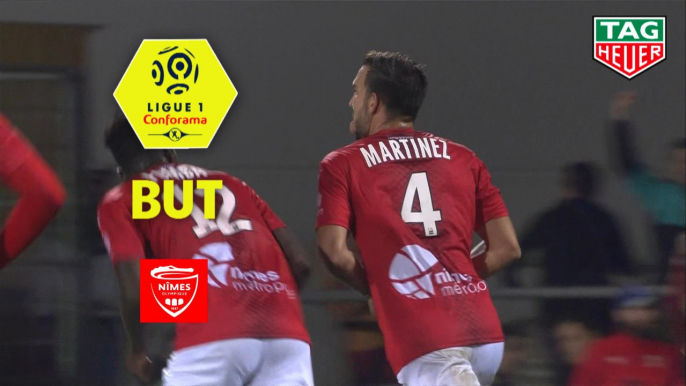 But Pablo MARTINEZ (41ème) / Nîmes Olympique - Amiens SC - (1-1) - (NIMES-ASC) / 2019-20