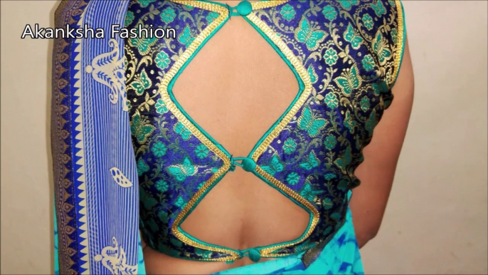 Latest Boat Neck Blouse Design || Blouse Design