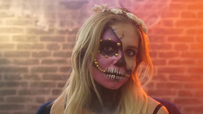 Maquillaje de Halloween: La Calavera