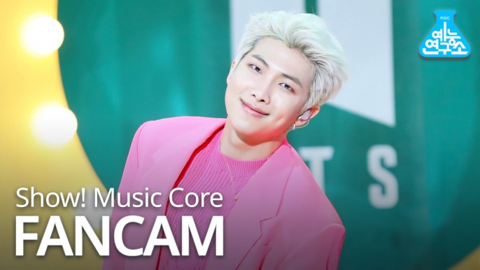 [예능연구소 직캠] BTS - Boy With Luv (RM), 방탄소년단 - 작은 것들을 위한 시 (알엠) @Show Music core 20190427