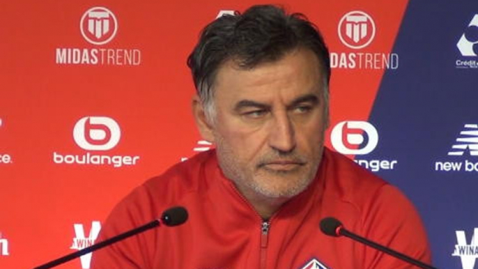 Lille: 11e j. - Galtier : "Être capable d'enchaîner"