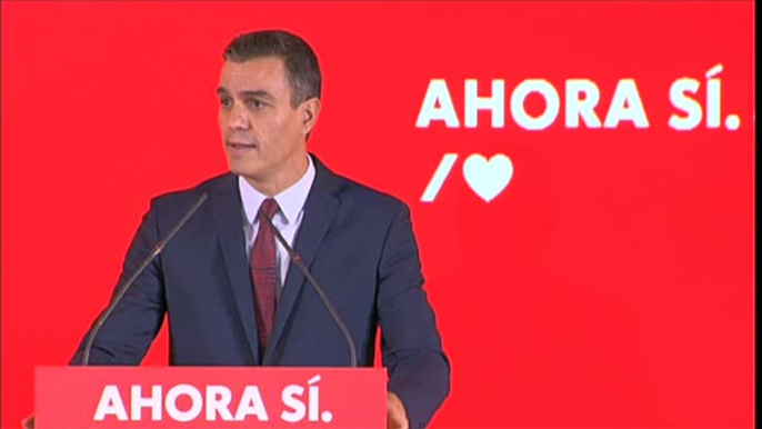 Sánchez pide reunir todas las fuerzas para derruir "el muro del bloqueo"