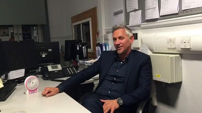 Gary Lineker speaks to media after South Shields lecture