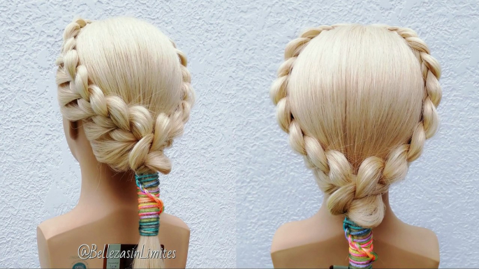 Peinado Sencillo para Fiesta | Recogido con Coleta ✨ Cute Hairstyles