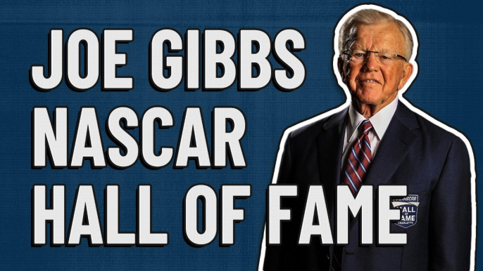 NASCAR Hall Of Fame Inductee Joe Gibbs