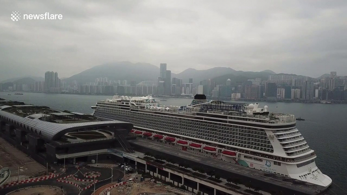 Hong Kong: World Dream cruise ship remains quarantined after 8 former passengers tested positive for coronavirus