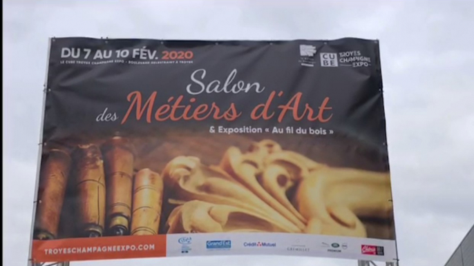 Inauguration du Salon des métiers d'art 2020 à Troyes