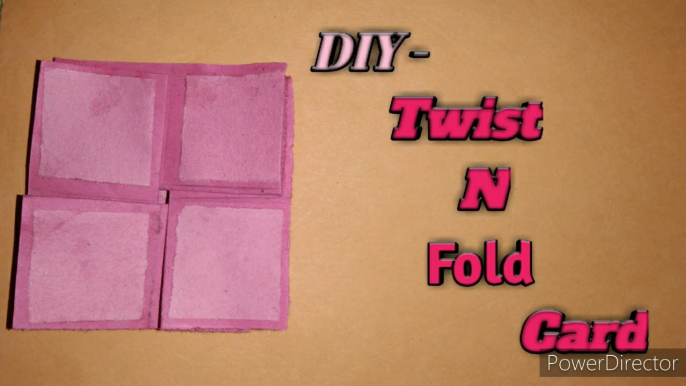 Twist and Fold Card | Valentine's day card | handmade card idea | 2020 easy cards | card idea for special one | Happy Crafting with Adeeba