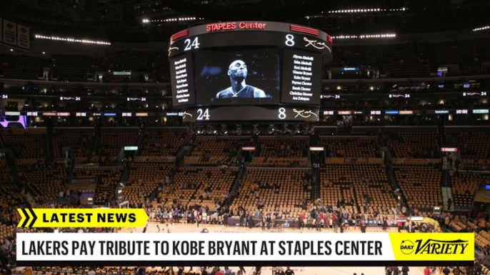 Lakers Pay Tribute to Kobe Bryant at Staples Center