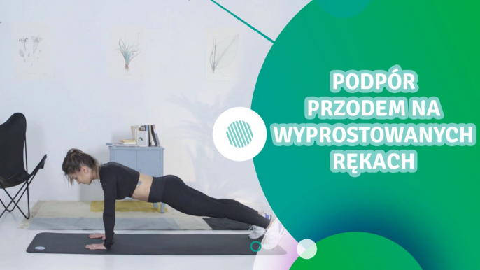 Podpór przodem na wyprostowanych rękach  - Jesteś Fit