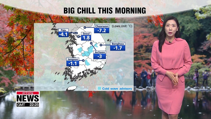 Big chill on Ipdong morning with cold alerts