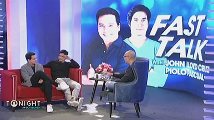 Tonight with Boy Abunda : Fast talk with John Llyod Cruz and Piolo Pascual