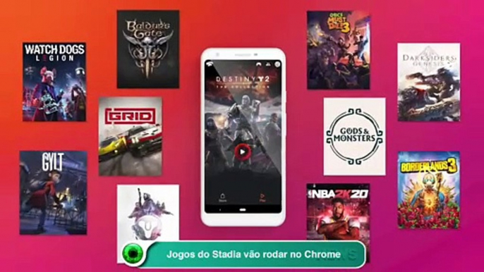 Jogos do Stadia vão rodar no Chrome