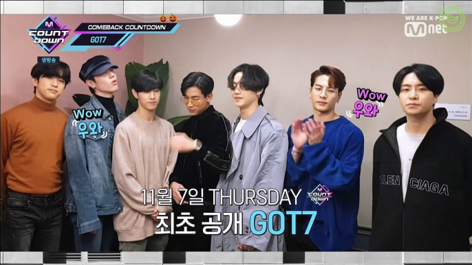 [Eng Sub] 191031 M Countdown GOT7 Special Message