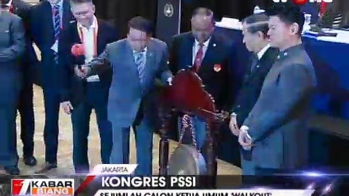 Kongres PSSI, Sejumlah Calon Ketua Umum 'Walkout'