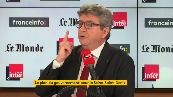 Jean-Luc Mélenchon : "Si les gens s'en vont de Seine-Saint-Denis, je ne crois pas que ce soit pour des raisons d'argent mais d'usure, de fatigue, de difficulté à se voir un avenir possible. Ne croyez pas que l'argent règle tout"