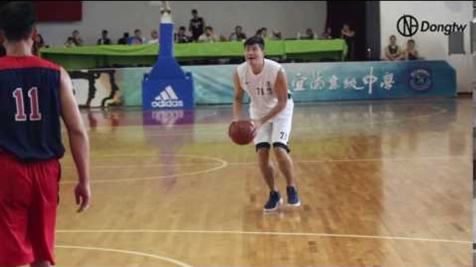 【20170609】全運會籃球賽-基隆市 VS 新竹縣　小四助攻李啟億