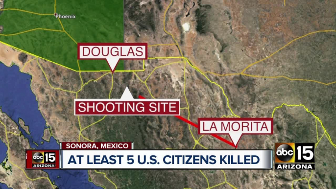 Relatives say at least 5 US citizens killed in north Mexico