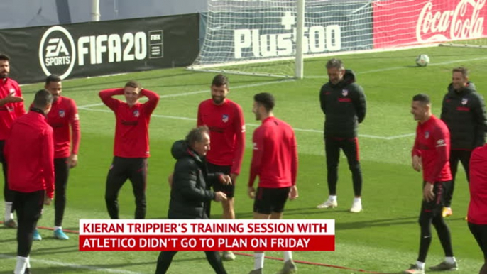 Trippier punished during Atletico training