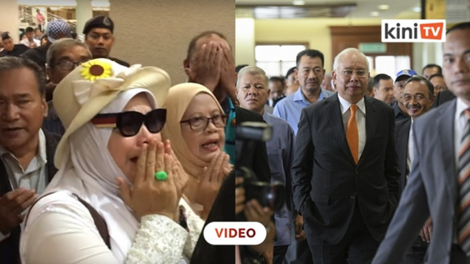 Kes SRC : Najib diarah bela diri, penyokong "bossku' berselawat