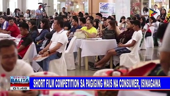 Short film competition sa pagiging wais na consumer, isinagawa