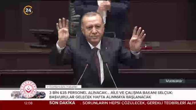 Cumhurbaşkanı Recep Tayyip Erdoğan, AK Parti Grup Toplantısı'nda