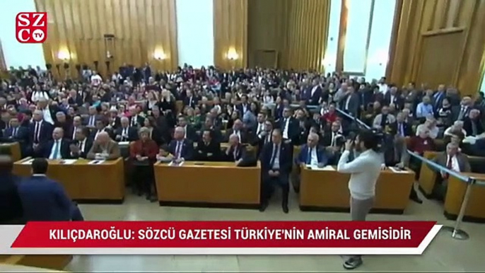 Kılıçdaroğlu: Sözcü Gazetesi Türkiye'nin amiral gemisidir