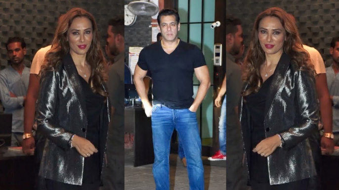 SALMAN KHAN GF Iulia Vântur SPOTTED At arpita Khan and Aayush sharma's WEDDING ANNIVERSARY