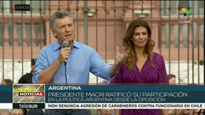 Argentina: Mauricio Macri se despide de su gestión