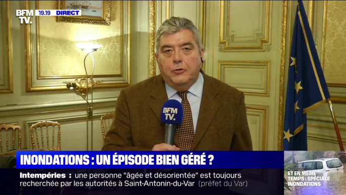 Intempéries: "Les routes départementales posent encore problème, il est interdit d'y circuler" (préfet)