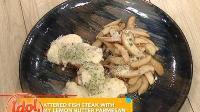 Idol sa Kusina: Buttered Fish Steak with Creamy Lemon Parmesan recipe