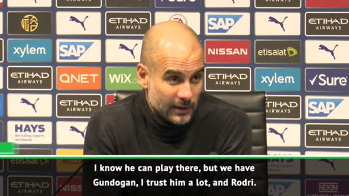 Gundogan and Rodri good enough to replace Fernandinho - Guardiola