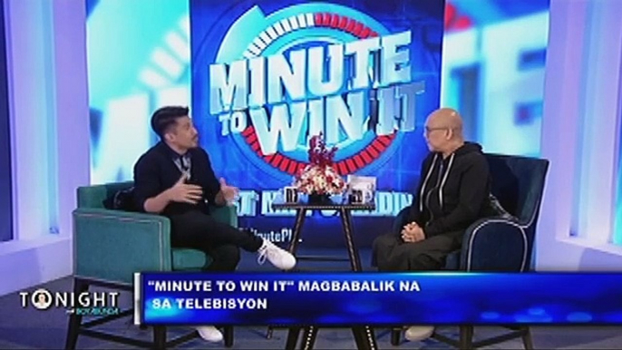 Tito Boy sumabak sa Minute to Win It Challenge ni Luis Manzano