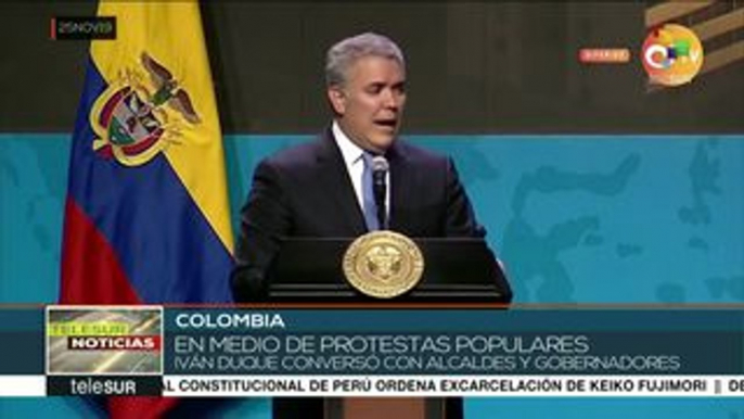 Colombia: Duque se reúne con alcaldes y gobernadores