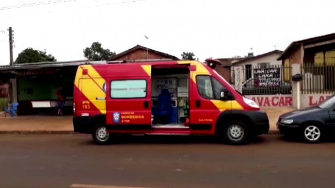 Bombeiros atendem idosa que sofreu queda no Jardim Clarito