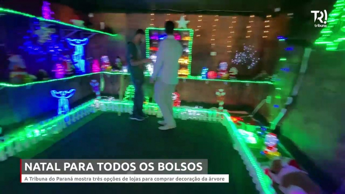 Tribuna visita três lojas para montar uma árvore de Natal