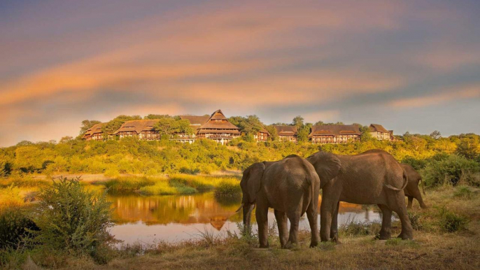 This Two-story Honeymoon Suite in Zimbabwe Overlooks a Wild Elephant Hot Spot