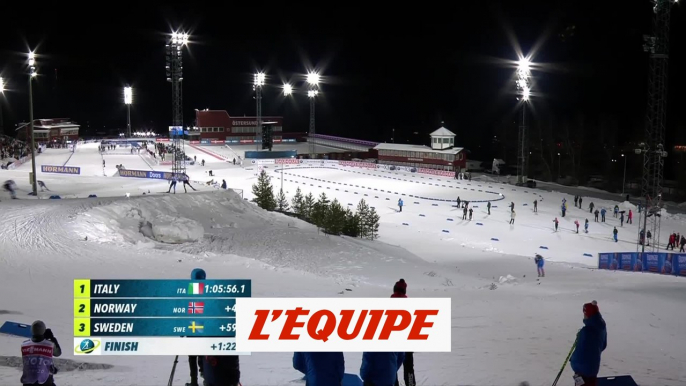 L'Italie remporte le relais mixte d'Östersund, la France finit neuvième - Biathlon - CM