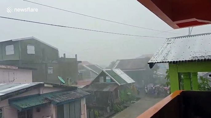 Typhoon Kammuri batters the Philippines with heavy rain as country holds Southeast Asia Games