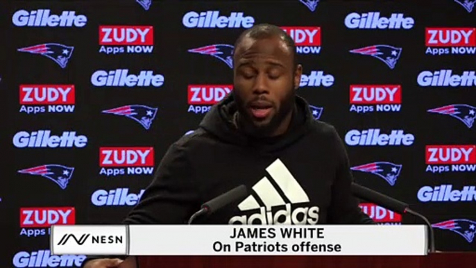 James White On Patriots' Offensive Struggles