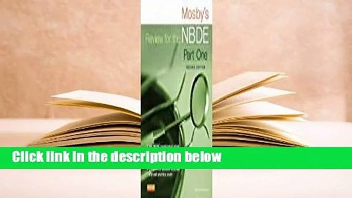 About For Books  Mosby's Review for the NBDE, Part One  For Kindle