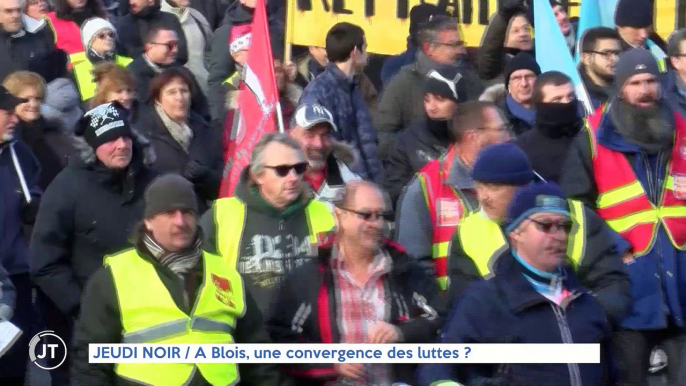 Le journal - 05/12/2019 - JEUDI NOIR Plus de 10 000 manifestants à Tours