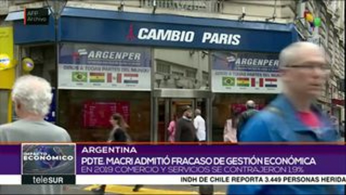 Argentina: Mauricio Macri admite fracaso económico de su gestión