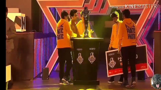 Team fnatic are the new champions of PMAS||pub g mobile all star challenge winners||