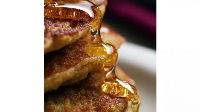 Banana Cornbread Pancakes