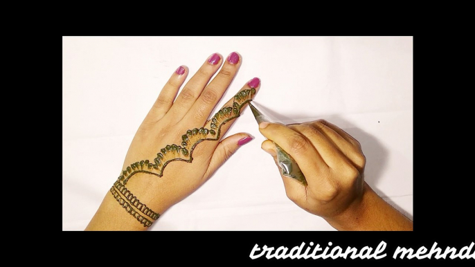 Easy Beautiful  Mehndi Design For Hand | Simple Henna Design | आसान मेहंदी डिज़ाइन लगाए