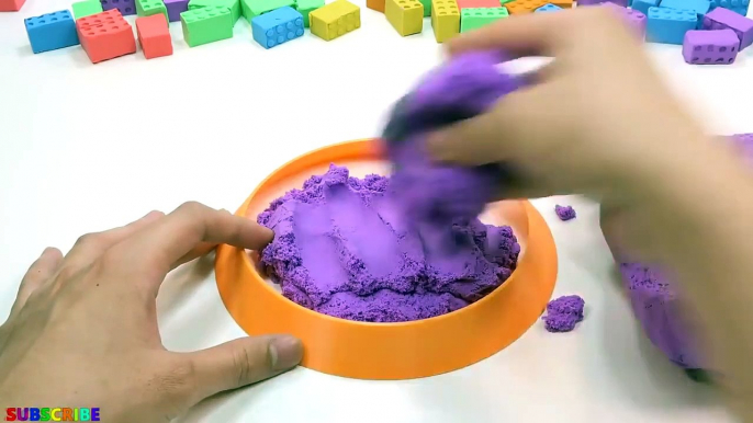 Learn Colors Kinetic Sand Rainbow Pencil And How To Make Peppa Pig Stop Motion For Kids