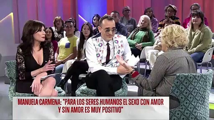 Risto Mejide babea con Manuela Carmena: "La derecha no folla, hace el amor"