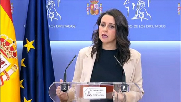 Arrimadas insiste en el gobierno entre constitucionalistas para evitar un "gobierno del insomnio"